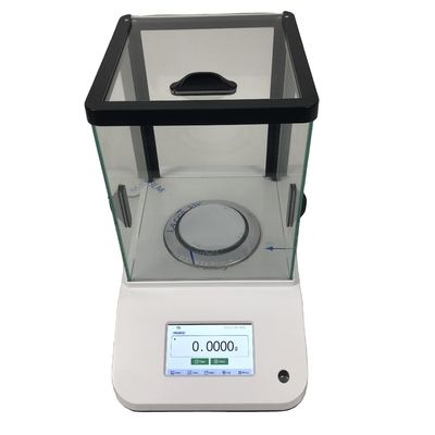 4Balança de laboratório de tela sensível ao toque LCD de 0,3 polegadas Balança analítica de 120 g para testes de alta precisão