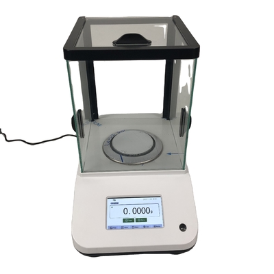 Balança analítica de laboratório dos EUA com calibração interna e alimentação DC 12V 1A