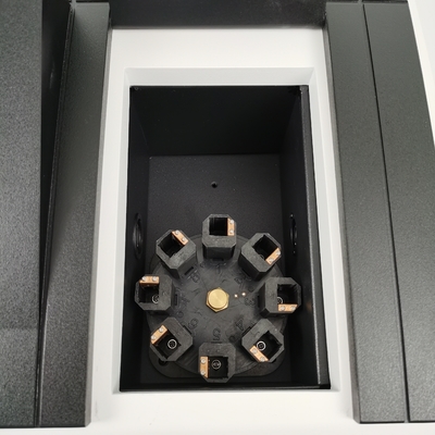 Espectrofotômetro de lâmpada de halogênio visível de tela LCD de 7 polegadas para medição de laboratório médico