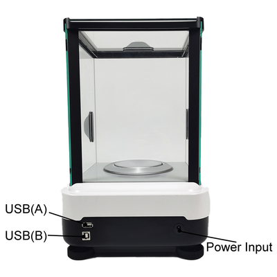 Estabilização do Equilíbrio Eletrônico por Port USB de Laboratório Tempo ≤ 4 segundos 0,1 mg Externa