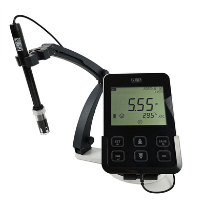 5 polegadas LCD Touch Panel Tablet pH mV Meter com calibração de 3 pontos e alta precisão
