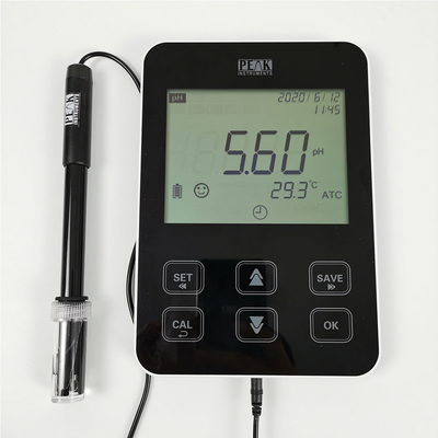 5 polegadas LCD Touch Panel Tablet pH mV Meter com calibração de 3 pontos e alta precisão