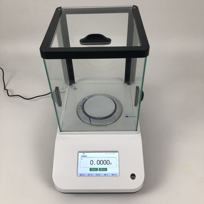 4Balança de laboratório de tela sensível ao toque LCD de 0,3 polegadas Balança analítica de 120 g para testes de alta precisão