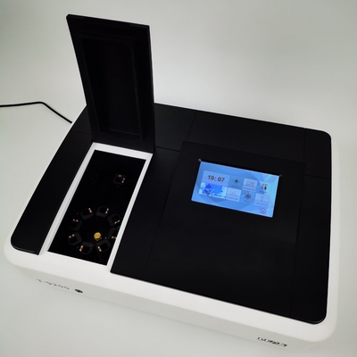 Lâmpada de xenônio LCD de tela sensível ao toque 2nm Espectrofotômetro UV de feixe duplo visível com saída de dados USB HOST