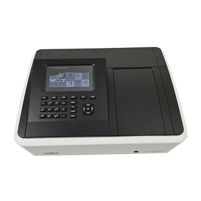 Espectrofotômetro de laboratório de feixe único de 7 polegadas LCD para faixa de comprimento de onda 320-1100nm