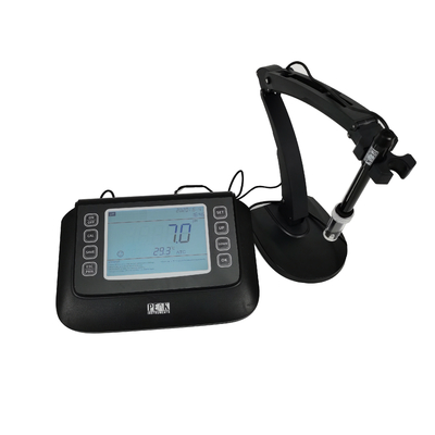 6Métro de pH mV de laboratório de tela LCD de 0,5 polegadas com suporte ODM e resolução de 0,1/0,01pH