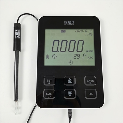 1 ponto de calibração ATC 1.0% FS 5 polegadas Tablet LCD TDS Meter de condutividade para resultados