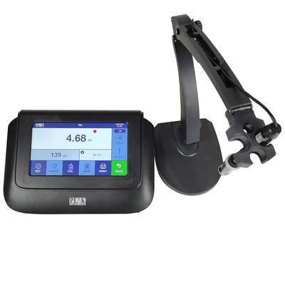 ISO Lab 7&quot; Touch Screen Benchtop pH Meter com 1mV Resolução e 1 ponto de calibração