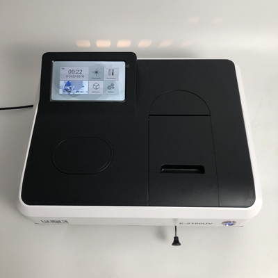 Suporte OEM 320-1100nm 4nm Single Beam Visible Spectrophotometer com touch screen