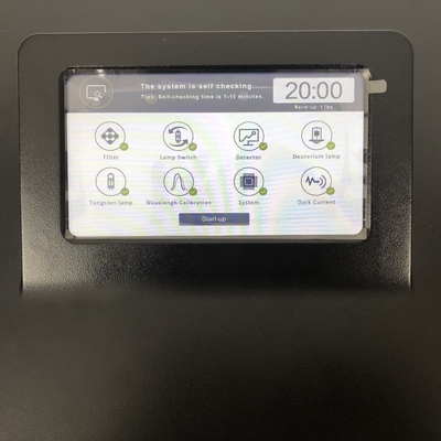 320-1100 nm Espectrofotômetro Visível com ecrã LCD e estabilidade de 0,002A 500 nm