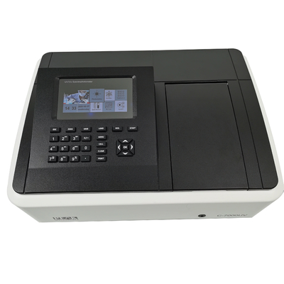 7 polegadas de tela LCD Econômico Single Beam Visible Espectrophotometer 320-1100nm para laboratório