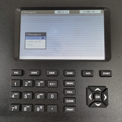 Botão de silicone 190-1100nm UV Vis Auto Zero Espectrophotometer para testes de laboratório