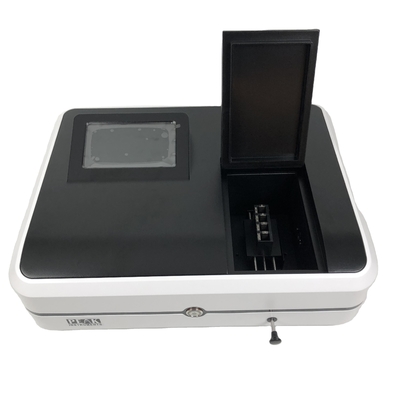 Grande ecrã LCD Touch Basic Single Beam Visible Spectrophotometer com porta de saída USB
