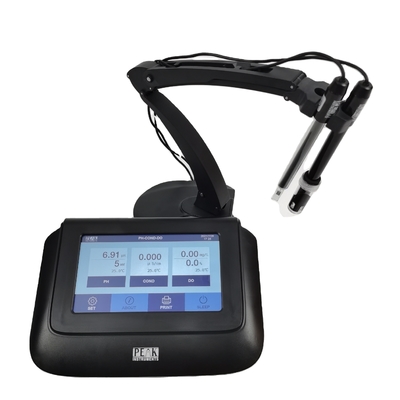 0.01/0.1/1μS/cm Resolução Benchtop Calibração automática PH Conductivity Meter