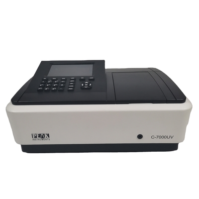 ODM Peak Instruments Lab Button Tipo de feixe único 190-1100nm UV Visível Espectrophotometer