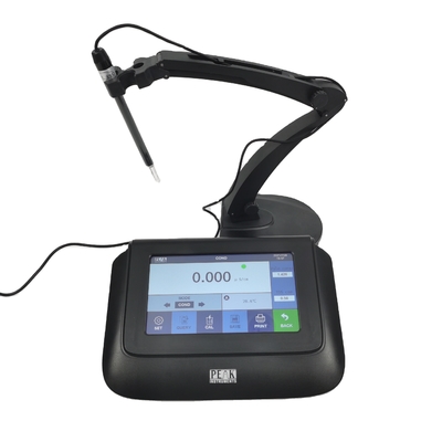 Comunicação USB 1 ponto de calibração de teste de água de banco e ecrã táctil 5 em 1 Ec Tds Meter