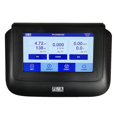 Medidor de pH da água portátil e medidor de condutividade digital para análise laboratorial precisa