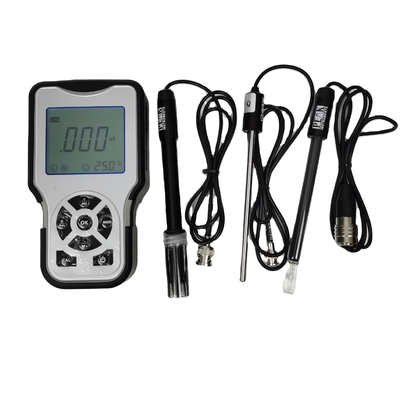 Medidor de condutividade de pH multifunção digital de laboratório com duas baterias AA