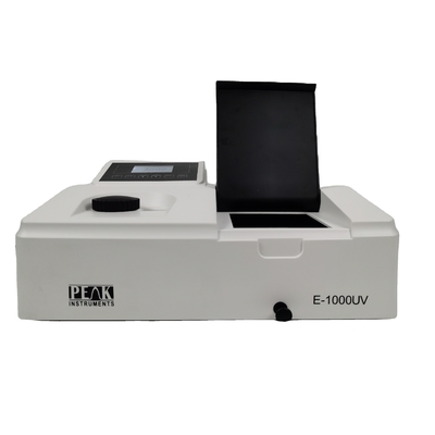 Espectrofotômetro manual do sistema óptico de feixe único 190-1020 nm Espectrômetro UV visível