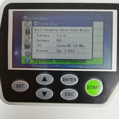 Medidor de turbidez portátil com tela LCD colorida de 4,3 polegadas e leitura NTU de alta precisão