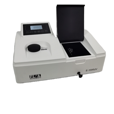 44*36*18CM Espectrómetro UV de feixe único de água para medição precisa de comprimento de onda