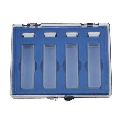 2 Janela polida PEAK Instrumentos Laboratório 1cm 10mm Espectrofotômetro Cuvette de vidro