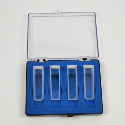 2 Janela polida PEAK Instrumentos Laboratório 1cm 10mm Espectrofotômetro Cuvette de vidro