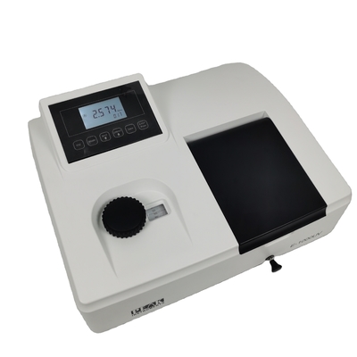 190-1020nm Faixa de comprimento de onda Feixe único Espectrofotômetro visível UV Fotômetro manual