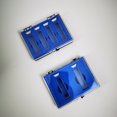 Espectrofotômetro Cuvette de vidro Cuvette de quartzo 1cm 10mm para faixa espectral 190-2500nm