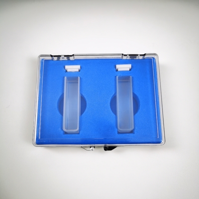 Espectrofotômetro Cuvette de vidro Cuvette de quartzo 1cm 10mm para faixa espectral 190-2500nm