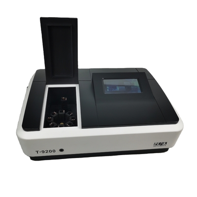 Lâmina de 360 nm LCD a cores e tela sensível ao toque 2 nm Espectrofotômetro UV-Vis de feixe duplo Comprimento focal Nulo