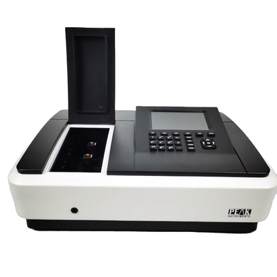 Espectrofotômetro de feixe duplo UV profissional de 190-1100 nm com lâmpada de deutério/tungstênio
