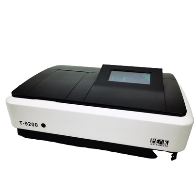 Peak Instruments T-9200 UV Visible Spectrophotometer Duplo feixe para detecção de comprimento de onda
