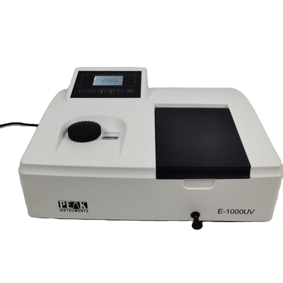 190-1020nm Distância de comprimento de onda Espectrofotômetro de feixe único com durabilidade de longa duração