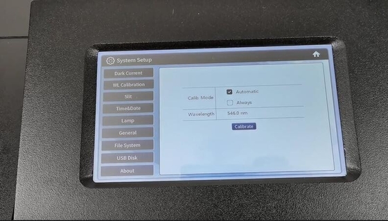 8 Detentor de células T-9200 UV Espectrofotômetro visível com largura de banda de 2 nm e ecrã táctil